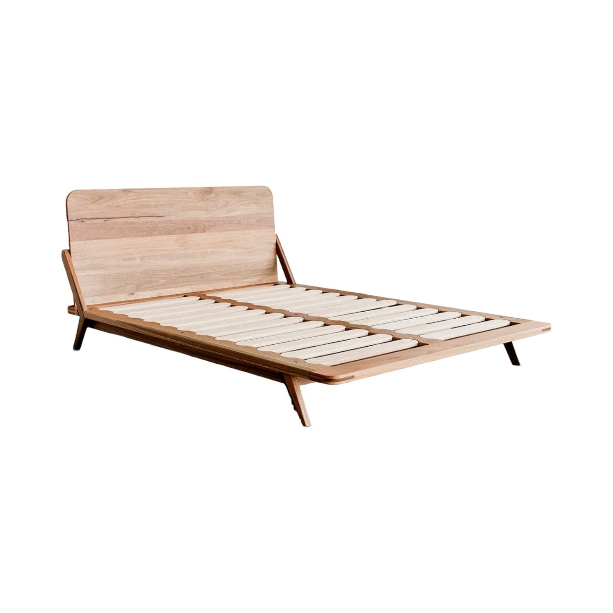 Elese Walnut Wood Bed 3