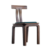 Elettra Walnut Wood Dining Chair  2