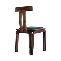 Elettra Walnut Wood Dining Chair 4