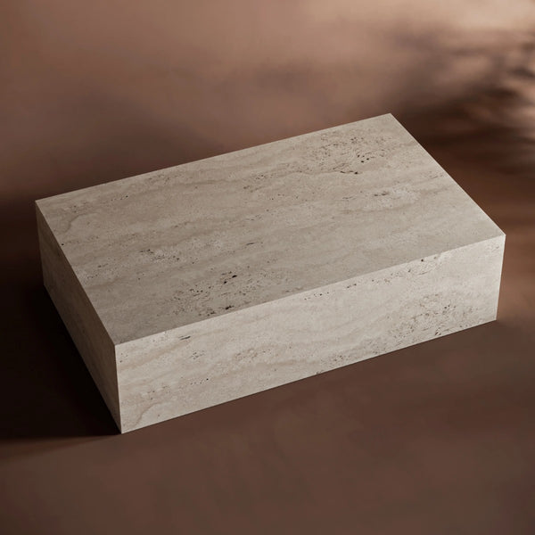 Elgin Travertine Stone Coffee Table 2