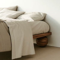 Elgin Walnut Wood Bed 4