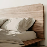 Eliab Walnut Wood Bed 3