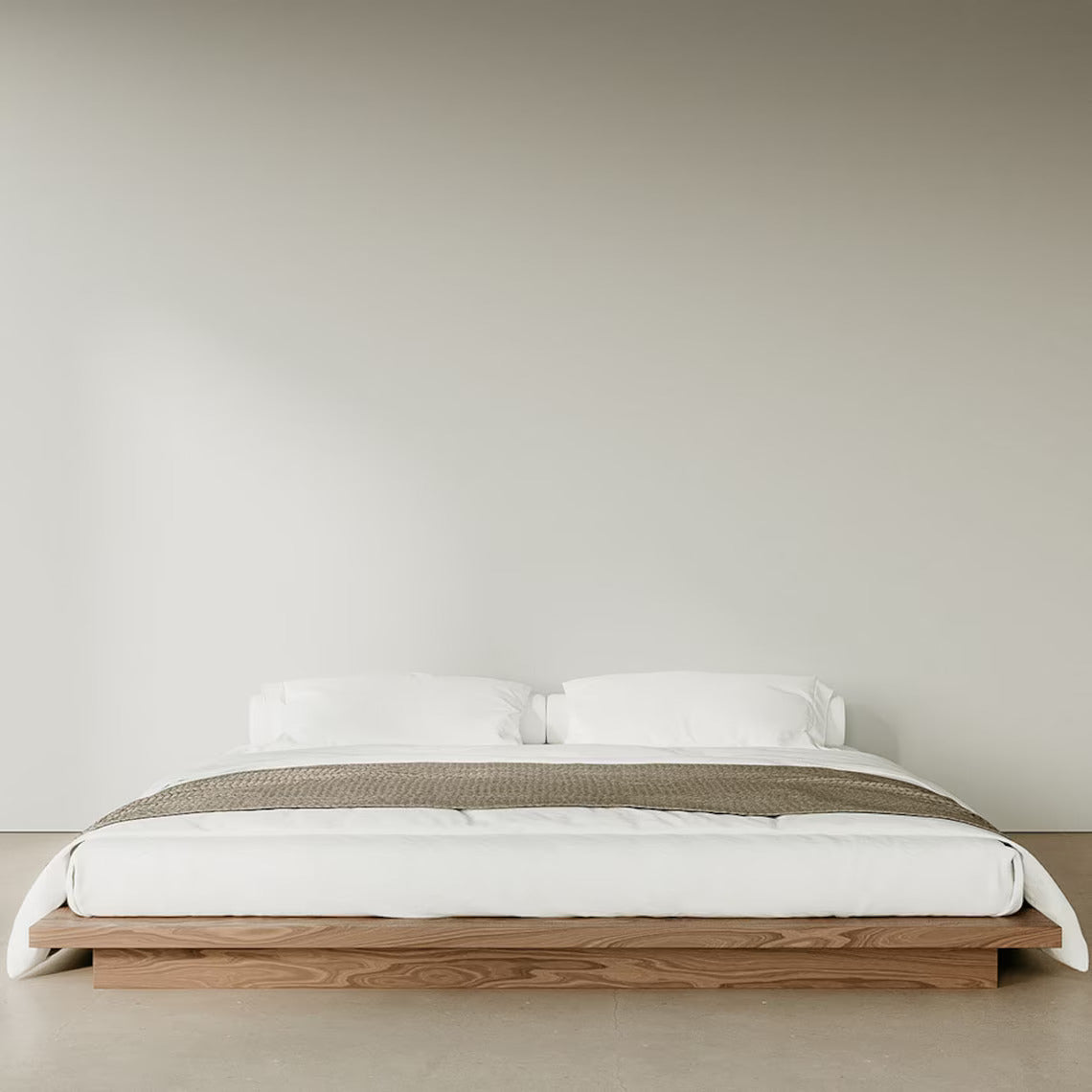 Elidia Walnut Wood Bed 1