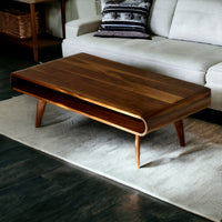 Elsa Walnut Wood Coffee Table 1