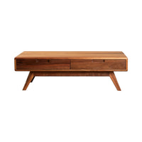 Elsie Walnut Wood Coffee Table 3