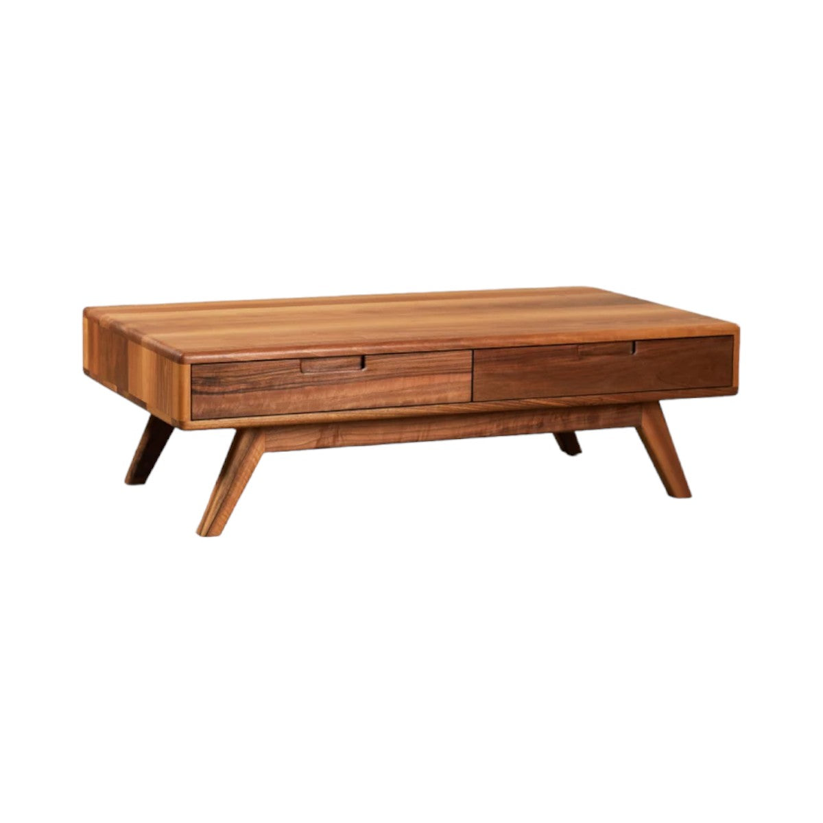 Elsie Walnut Wood Coffee Table 4