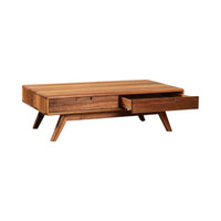 Elsie Walnut Wood Coffee Table 5