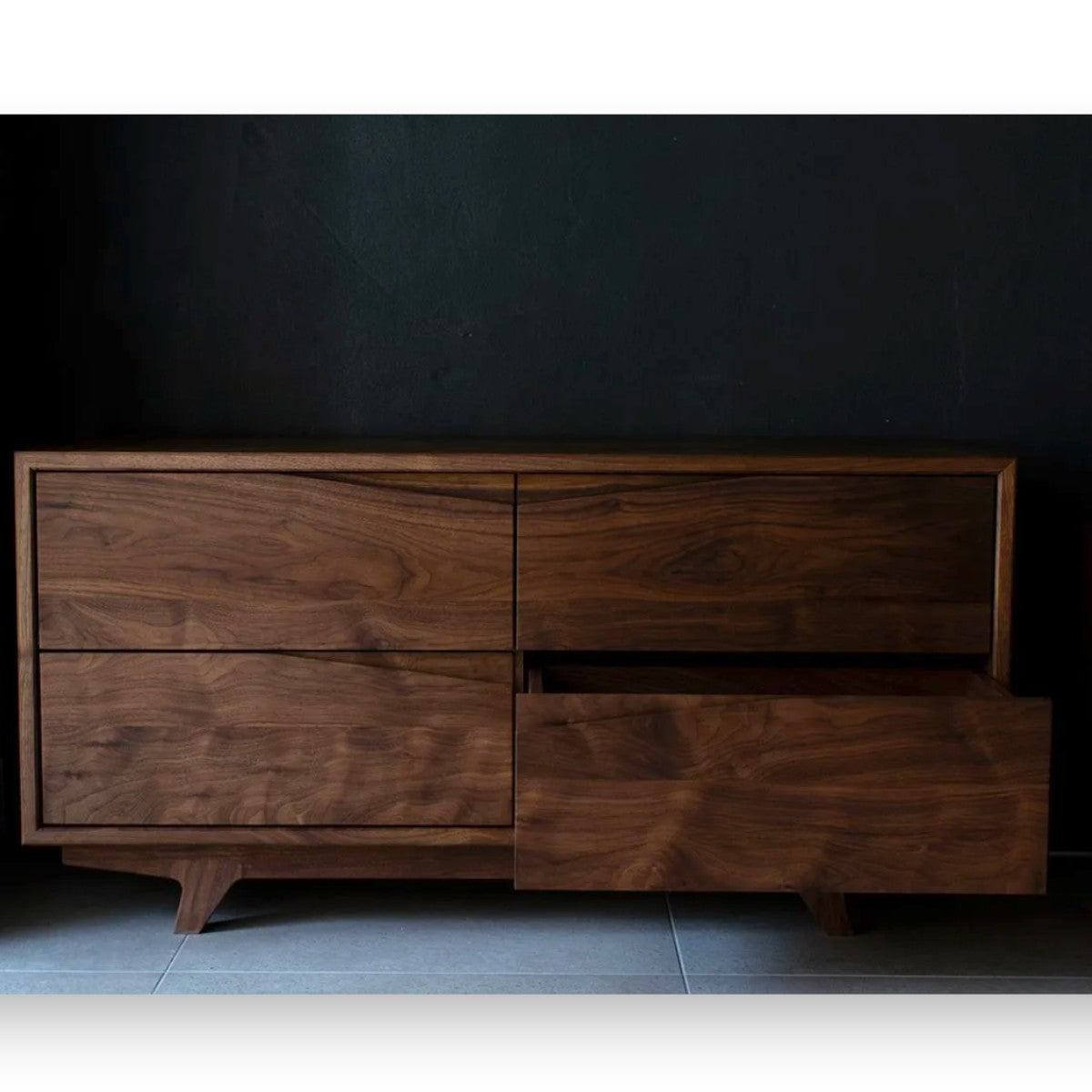 Elvi Walnut Wood Sideboard 3