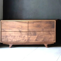 Elvi Walnut Wood Sideboard 2