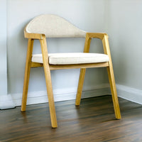 Ever Oak Wood Arm Chair 1