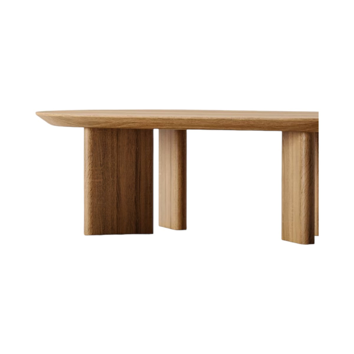 Ever Oak Wood Coffee Table 5