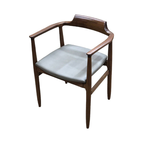 Evera Walnut Wood Arm Chair 2