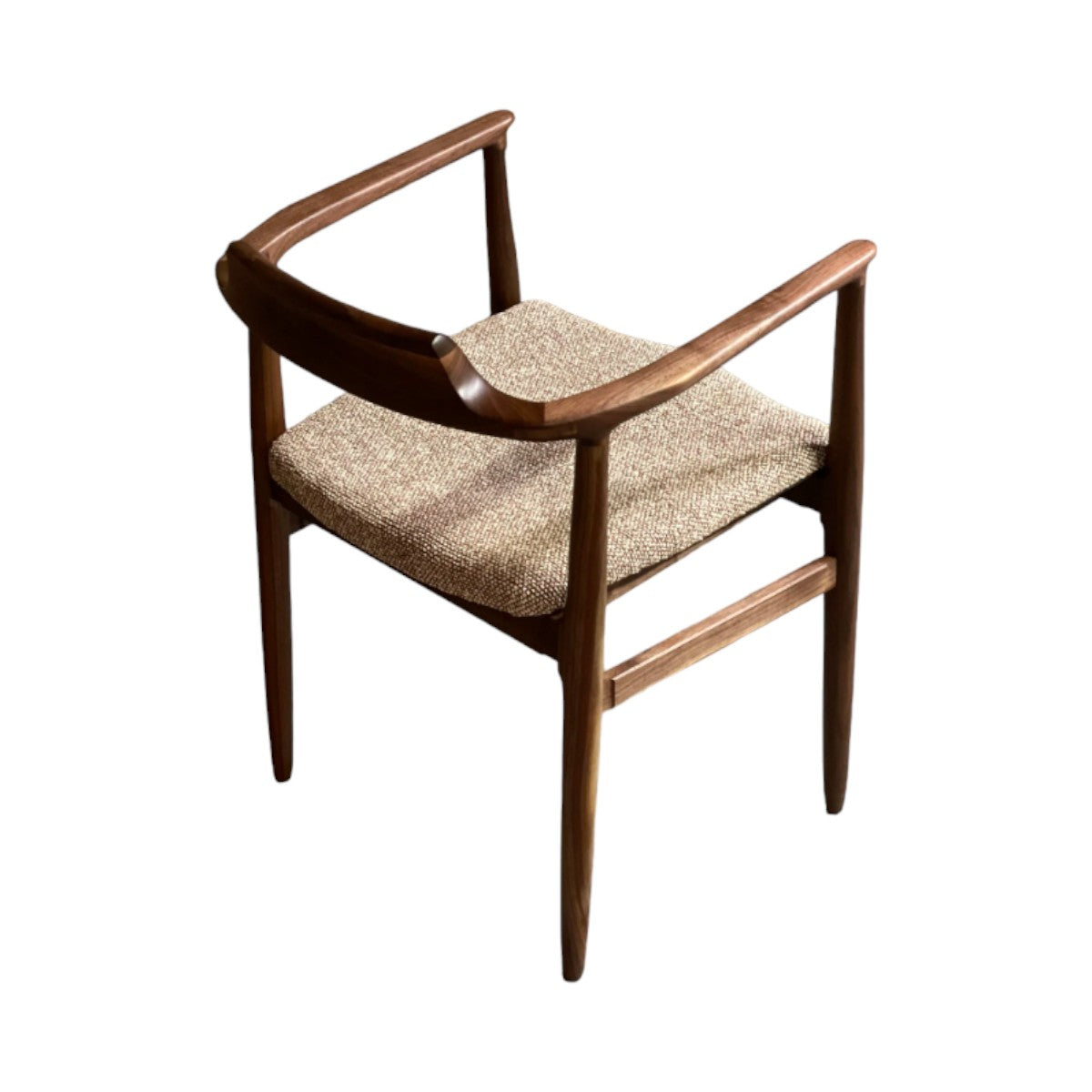 Evera Walnut Wood Arm Chair 3