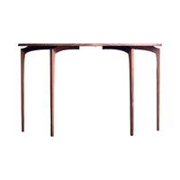 Everard Walnut Wood Console Table 2