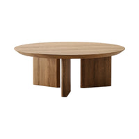 Evita Oak Wood Coffee Table 2