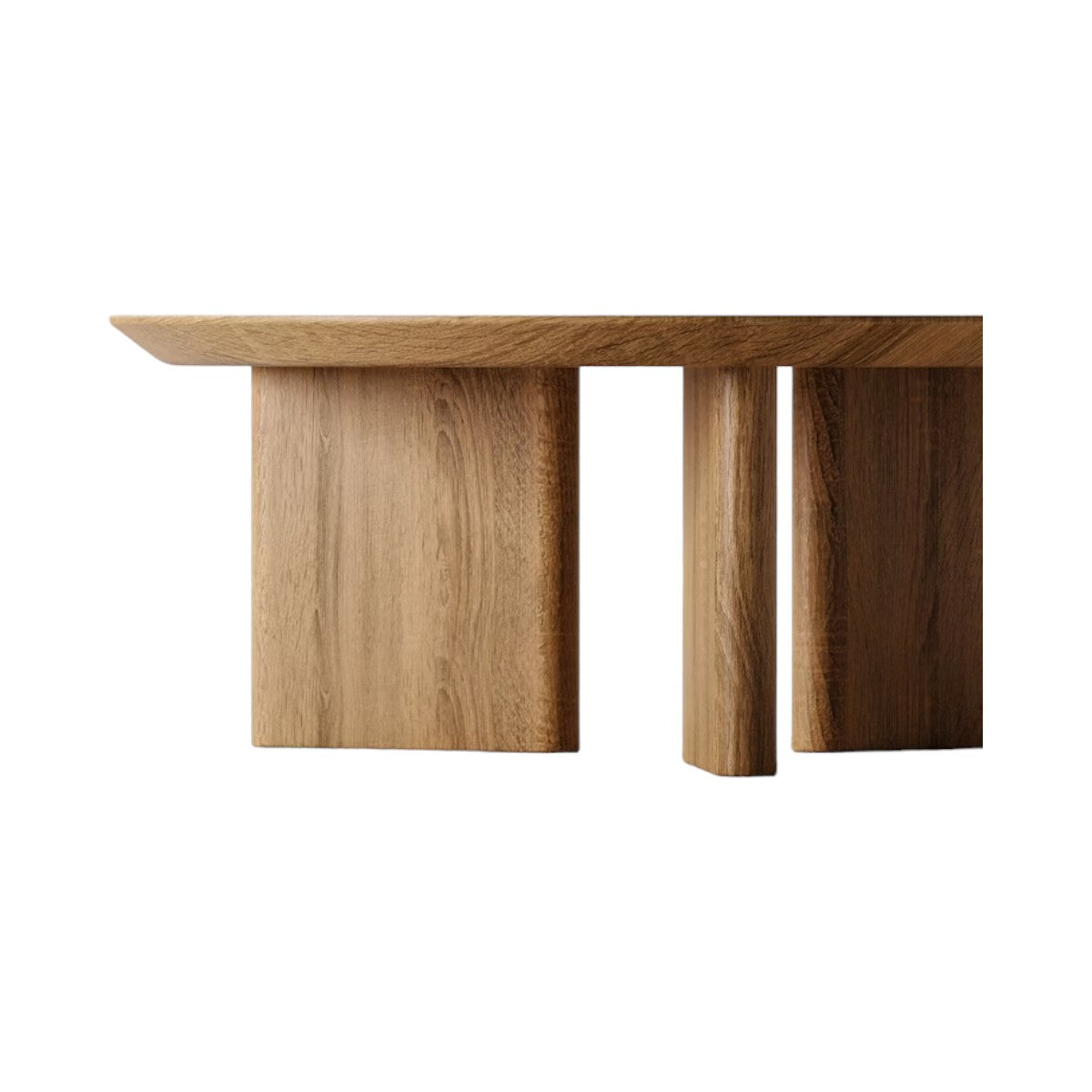 Evita Oak Wood Coffee Table 4