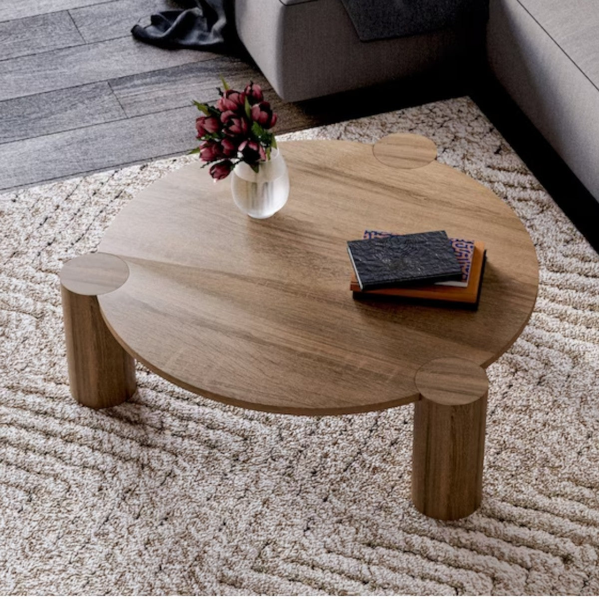 Evony Oak Wood Coffee Table 2