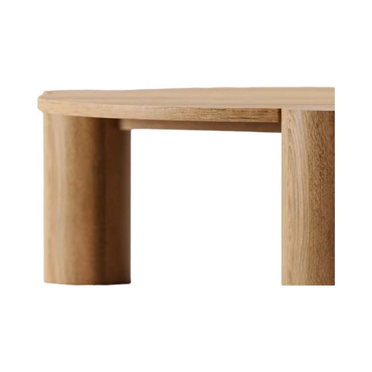 Evony Oak Wood Coffee Table 7