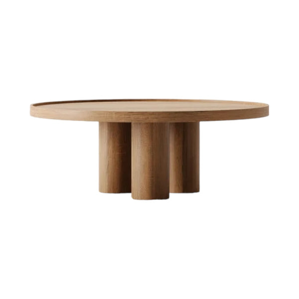 Evren Oak Wood Coffee Table 2