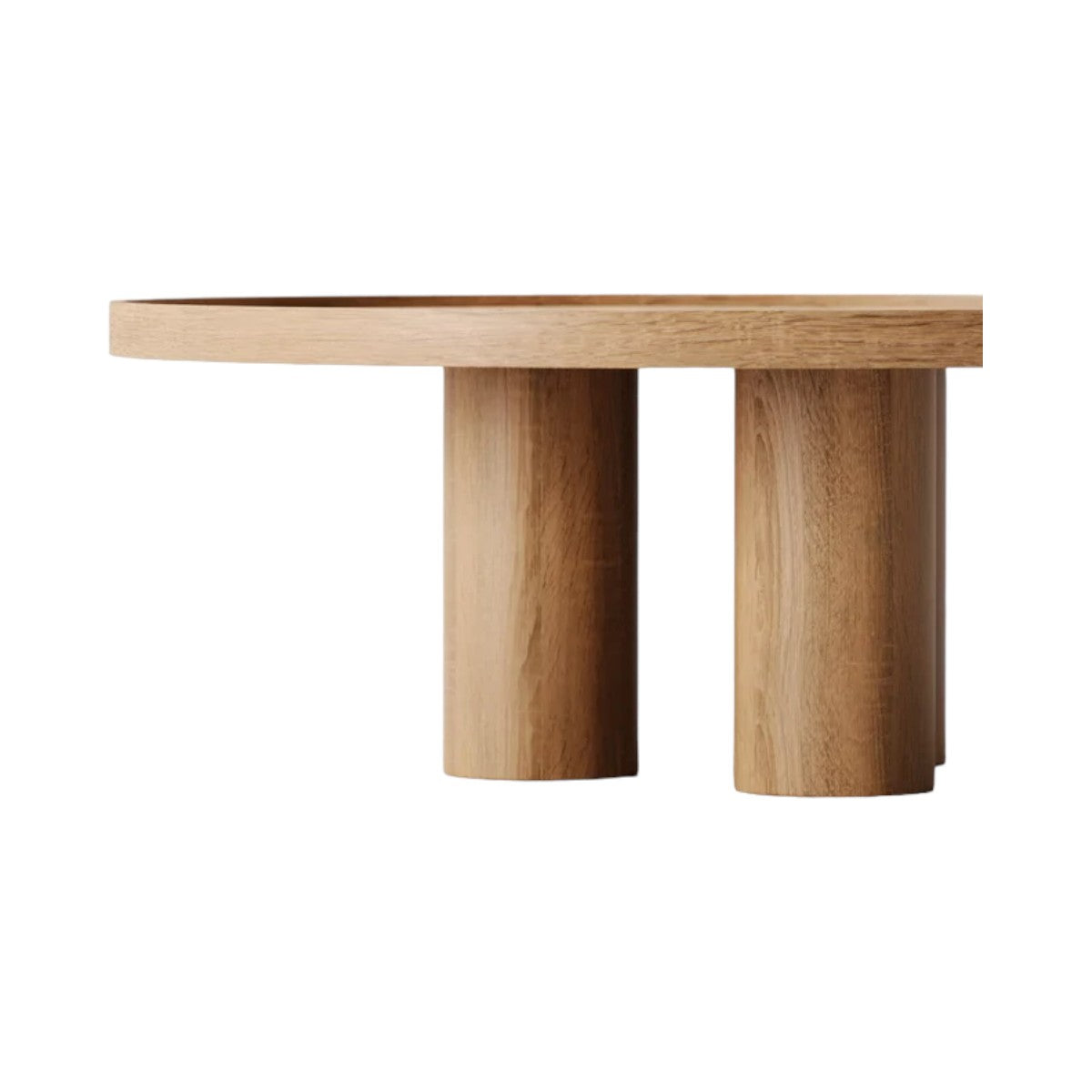 Evren Oak Wood Coffee Table 4