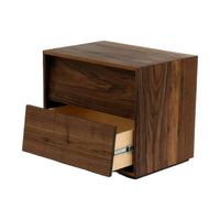 Fabian Walnut Wood Bedside 5