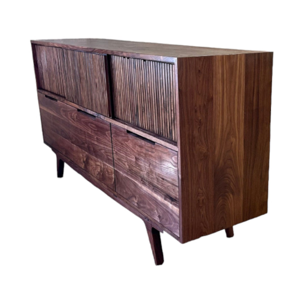 Fabiano Walnut Wood Cabinet & Sideboard 3