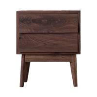 Fabio Walnut Wood Bedside 2