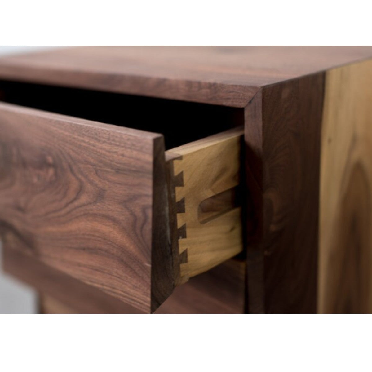 Fabio Walnut Wood Bedside 3