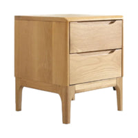 Fargo Oak Wood Nightstand 