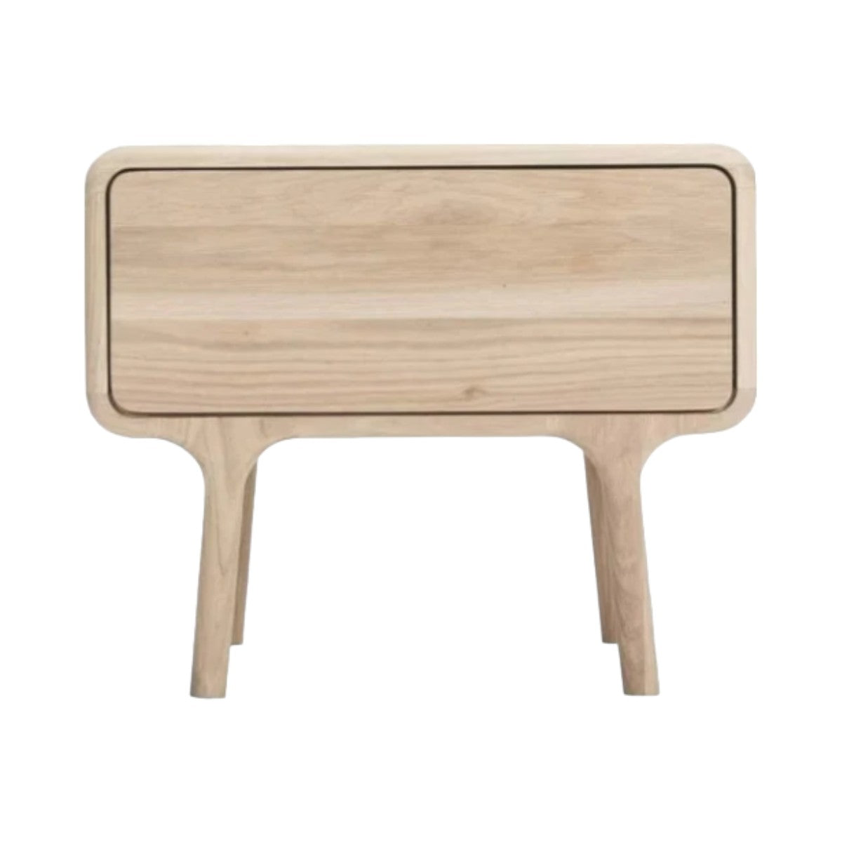 Faris Oak Wood Bedside 2