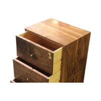 Farley Walnut Wood Nightstand 3