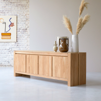 Halen Oak Wood Cabinet & Sideboard 2