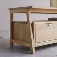 Haley Oak Wood Cabinet & Sideboard 3