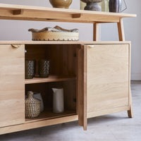 Hali Oak Wood Cabinet & Sideboard