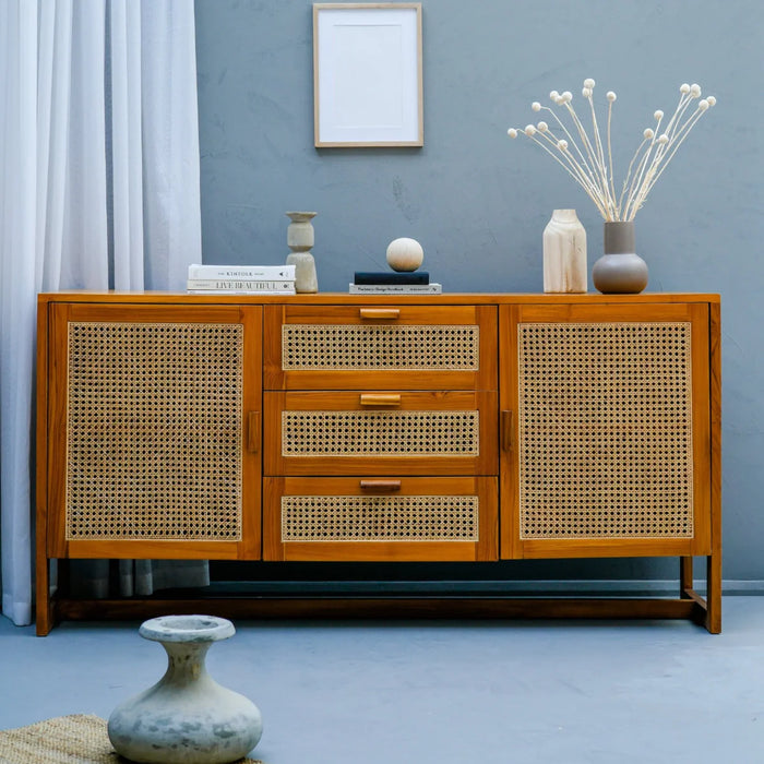 Harena Teak Wood Cabinet & Sideboard