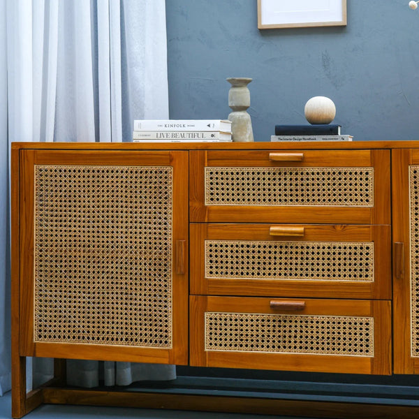 Harena Teak Wood Cabinet & Sideboard