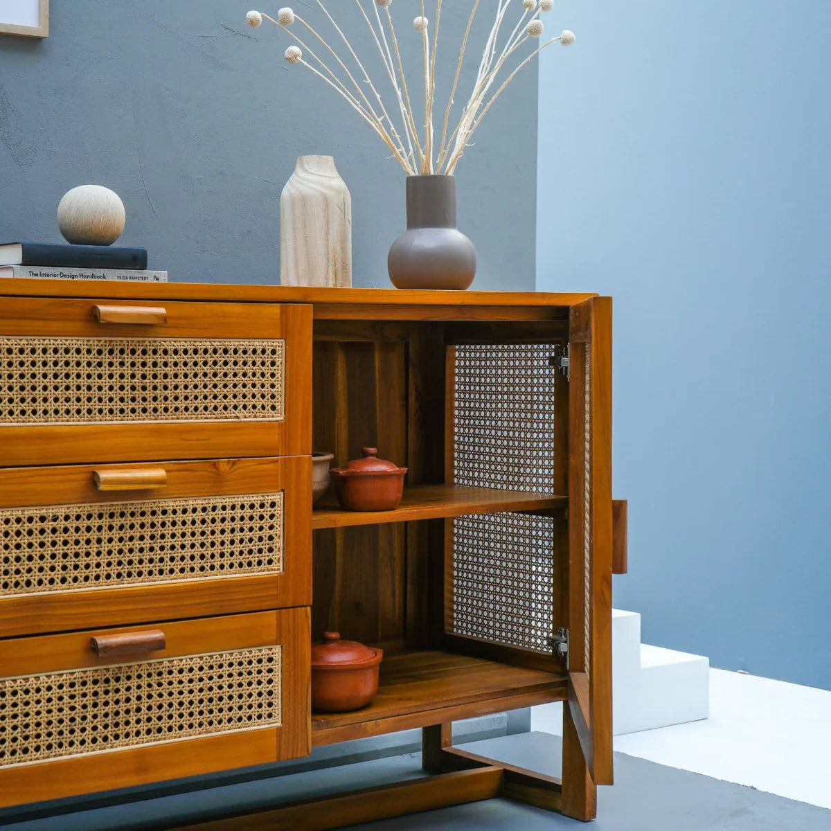 Harena Teak Wood Cabinet & Sideboard