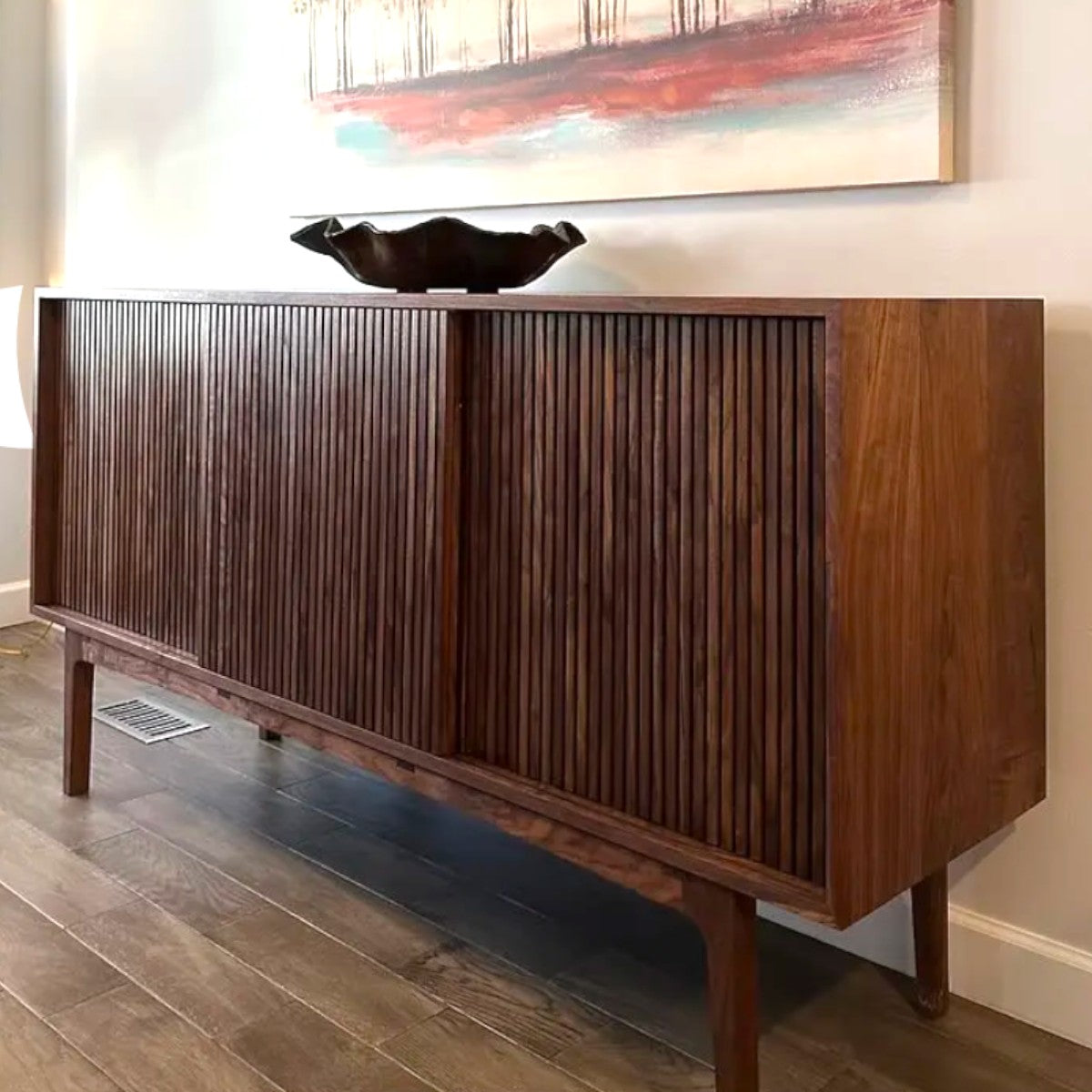 Jace Walnut Wood Cabinet & Sideboard 3