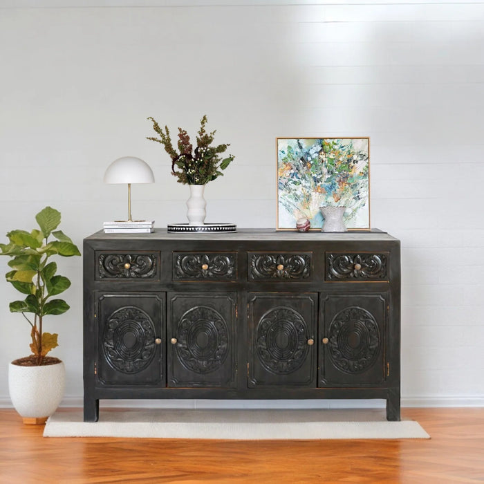 Jack Teak Wood Chest of Drawers 1