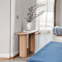 Jase Oak Wood Console Table