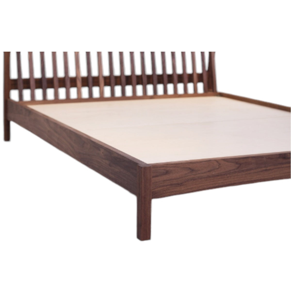 Jase Walnut Wood Bed