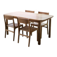 Jaser Oak Wood Dining Table