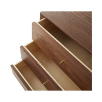 Jason Walnut Wood Chest Of Drawers 4