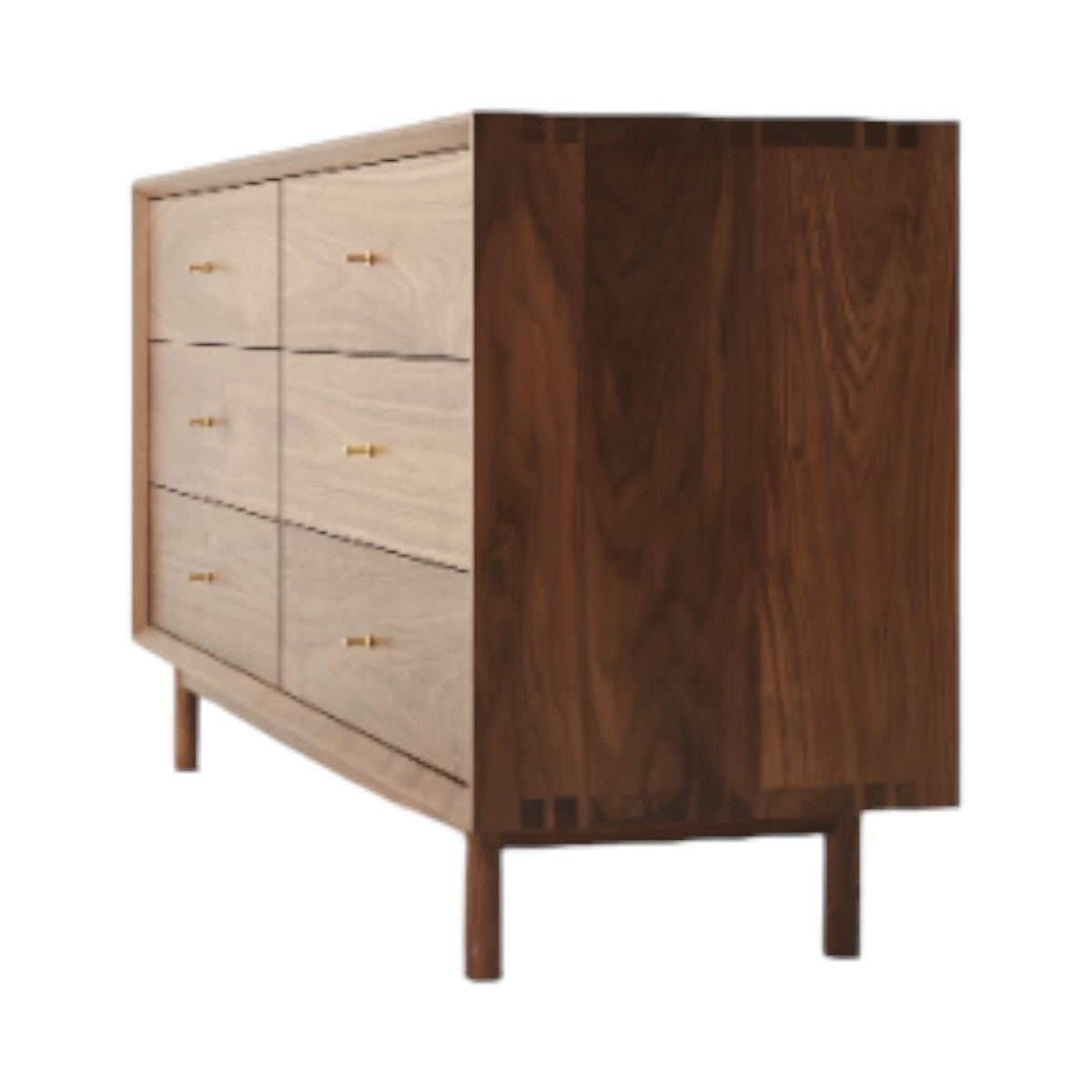 Jason Walnut Wood Chest Of Drawers 3