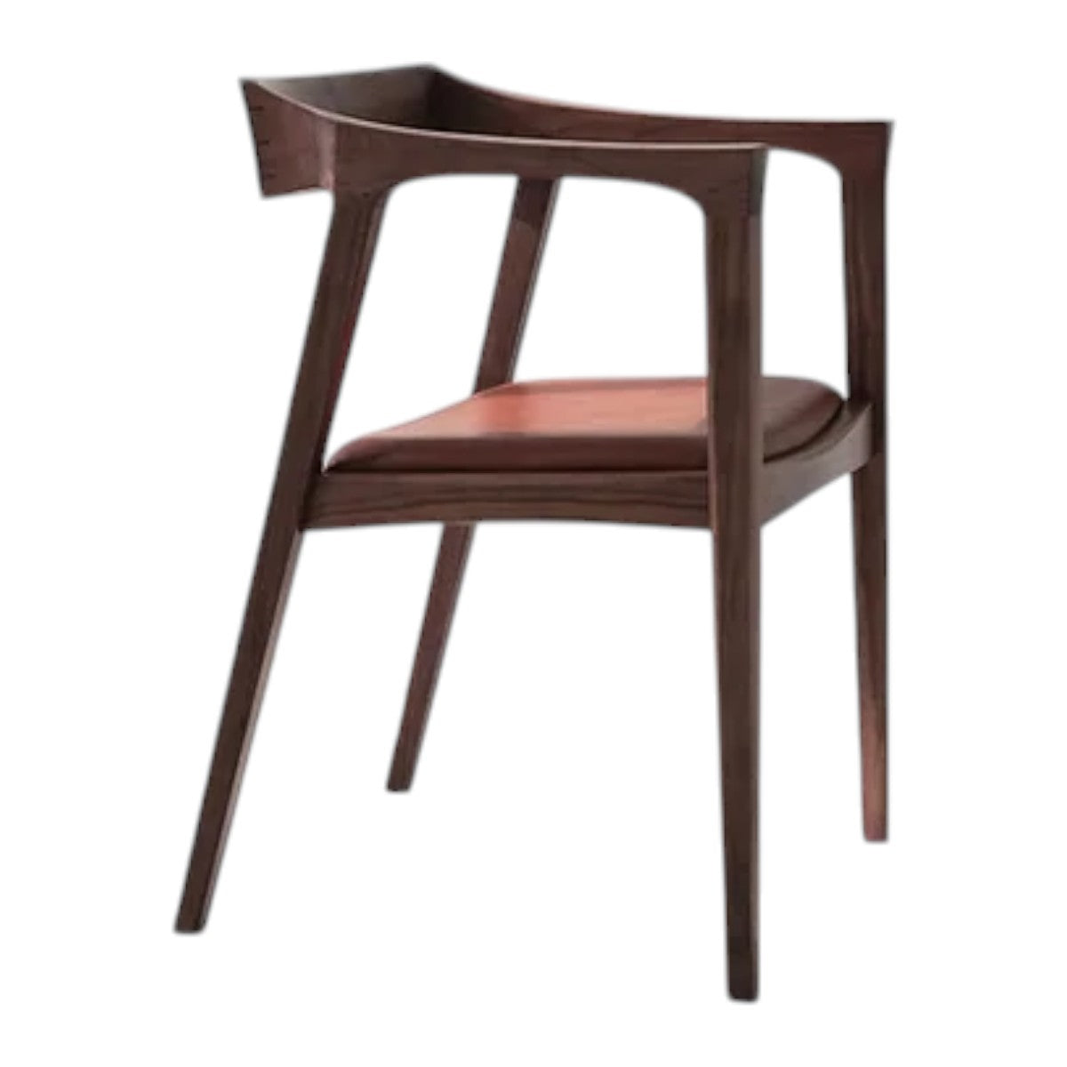 Jonas Walnut Wood Arm Chair 3