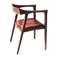 Jonas Walnut Wood Arm Chair 5