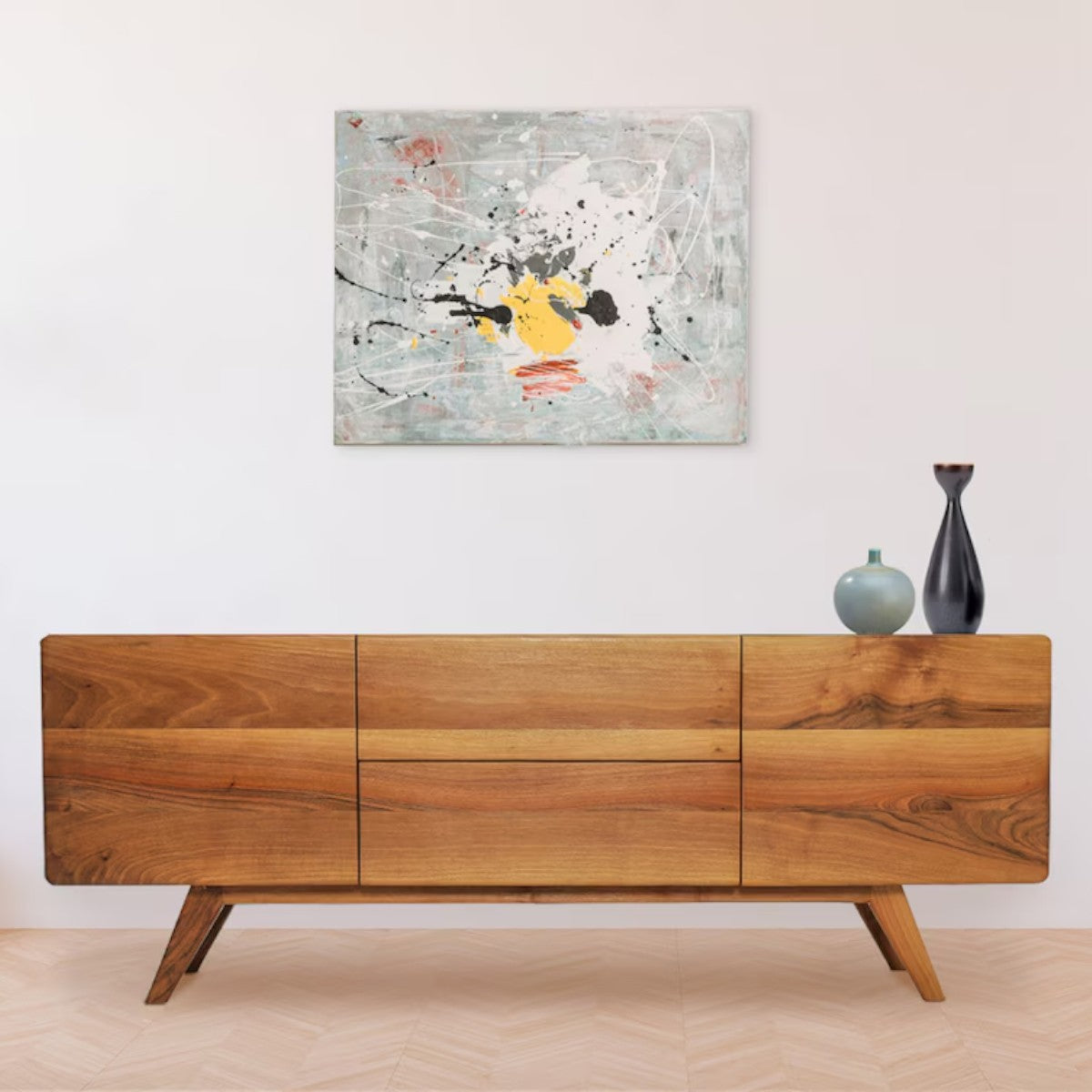 Josue Walnut Wood TV Unit 1