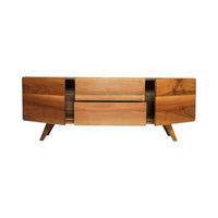 Josue Walnut Wood TV Unit 4