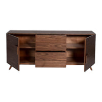 Kalenna Walnut Wood Cabinet & Sideboard