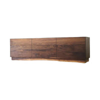 Maceo Walnut Wood Cabinet & Sideboard 2